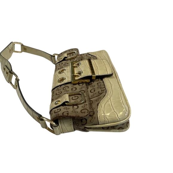 Guess Y2k Vintage handbag, baguette style, slouch bag w/logo - Picture 5 of 9
